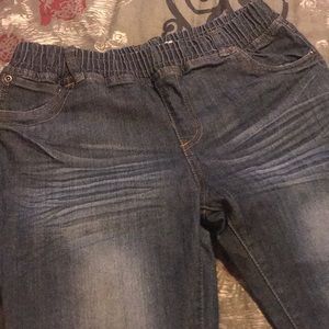 Stretchy Waist Skinny Jeans